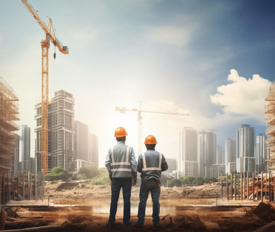 Concrete construction work