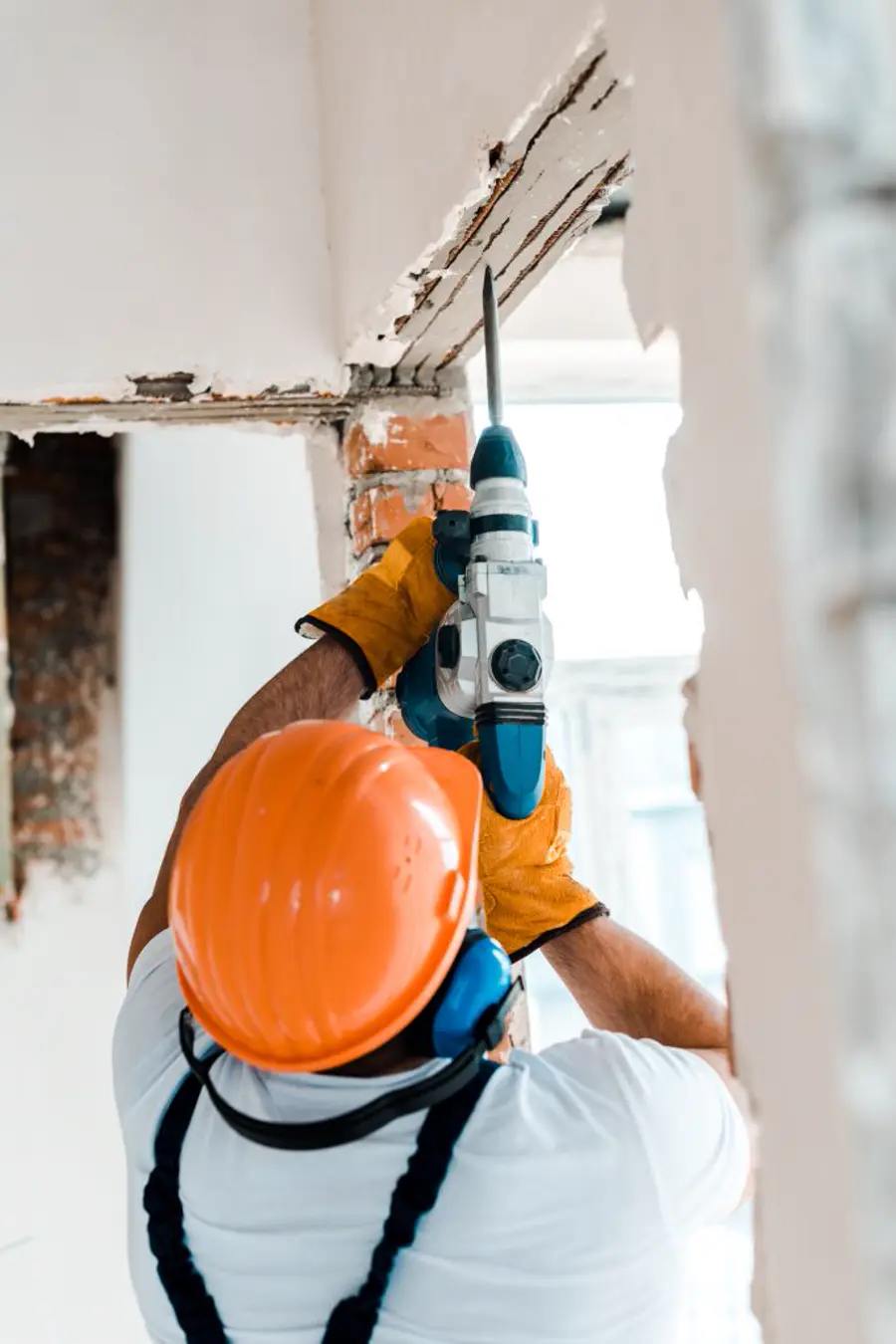 Drywall installation and wall finish work