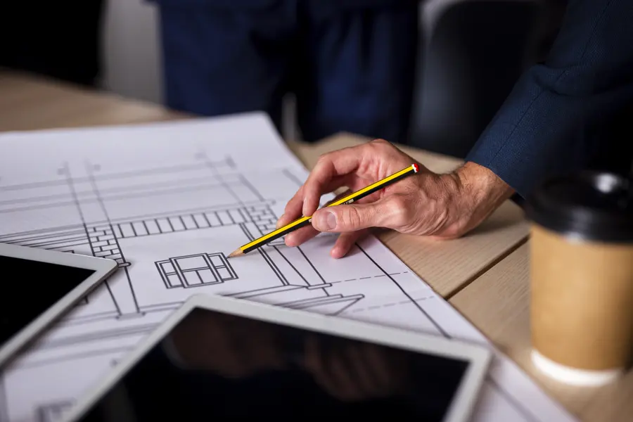 Construction planning and blueprint review